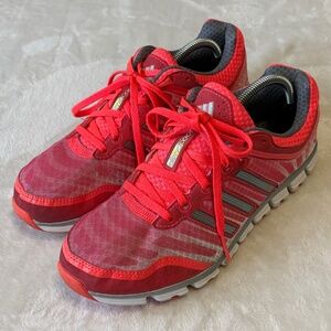 Adidas Climacool Running Shoe Women's Size 7.5 Orange Pink Gray White Sneaker